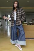 Patrick Plaid Brushed Cotton Shirt Chocolate